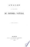 Anales de la Sociedad Española de Historia Natural