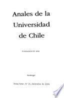 Anales de la Universidad de Chile ...