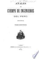 Anales del Cuerpo de ingenieros del Peru