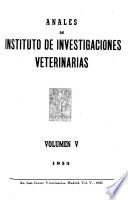Anales del Instituto de Investigaciones Veterinarias