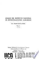Anales del Instituto Nacional de Investigaciones Agrarias