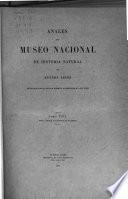 Anales del Museo Argentino de Ciencias Naturales Bernardino Rivadavia.