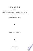 Anales del Museo de Historia Natural de Montevideo
