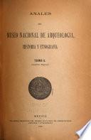 Anales del Museo Nacional de Arqueología, Historia y Etnografía