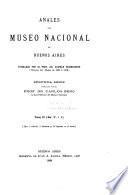 Anales del Museo Nacional de Ciencias Naturales Bernardino Rivadavia.