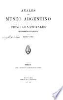 Anales del Museo Nacional de Historia Natural de Buenos Aires