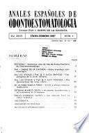 Anales espan(oles de odontoestomatologia