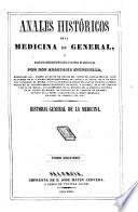 Anales históricos de la medicina en general y biográfico-bibliográficos de la española en particular, 2