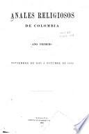 Anales religiosos de Colombia