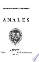 Anales - Universidad Autonomo de Santo Domingo