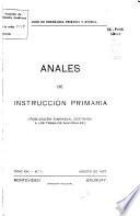 Anales - Uruguay. Consejo Nacional de Enseñanza Primaria y Normal