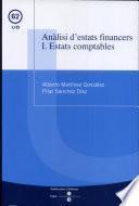 Anàlisi d'estats financers I. Estats comptables