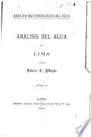 Analisis del agua de Lima