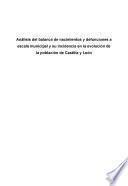 Análisis del balance de nacimientos y defunciones a escala municipal y su incidencia en la evolución de la población de Castilla y León