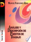 Análisis y descripción de puestos de trabajo
