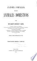 Anatomía comparada de los animales domésticos