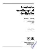 Anestesia en el hospital de distrito