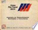 Anexo, plan trienal 89/91