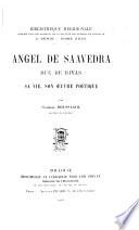 Angel de Saavedra, duc de Rivas
