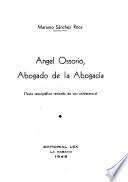 Angel Ossorio, abogado de la abogacía