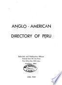 Anglo-American directory of Peru
