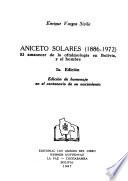 Aniceto Solares, 1886-1972