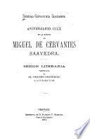 Aniversario CCLX de la muerte de Miguel de Cervantes Saavedra