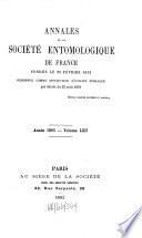 Annales de la Société Entomologique de France