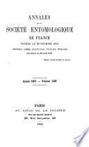Annales de la Société entomologique de France