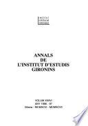 Annals de l'Institut d'Estudis Gironins