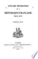 Annuaire diplomatique et consulaire de la République Française