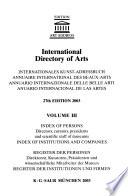 Annuaire international des beaux-arts