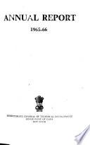 Annual Report - Directorate General of Technical Development