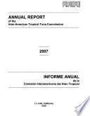 Annual Report of the Inter-American Tropical Tuna Commission