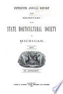 Annual Report of the Secretary of the State Horticultural Society of Michigan