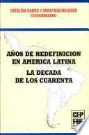 Años de redefinición en América Latina