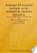 Ansiedad del personal sanitario en las unidades de cuidados intensivos