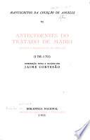 Antecedentes do Tratado de Madri