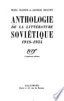 Anthologie de la littérature soviétique