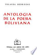 Antología de la poesía boliviana