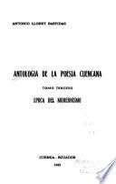 Antología de la poesía cuencana: Epoca del modernismo