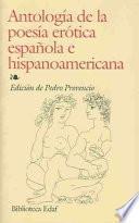 Antología de la poesía erótica española e hispanoamericana