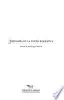 Antología de la poesía romántica
