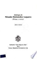 Antología de Nicasio Hernández Luquero
