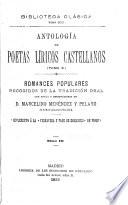 Antología de poetas líricos castellanos desde la formación del idioma hasta nuestros días