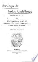 Antología de textos castellanos