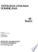 Antología literaria dominicana: Teatro