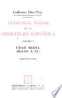 Antología mayor de la literatura española