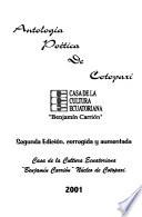 Antología poética de Cotopaxi