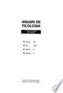 Anuari de filologia